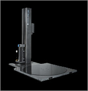 LP 1100X 5,000lb capacity forklift and pallet jack accessible turntable for pallet wrapping