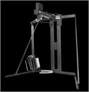 4100 Titan FSU Free-Standing front loading overhead rotary arm shrink wrapper.