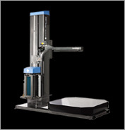 HP-SWA forklift accessible turntable for shrink wrapping and pallet wrapping