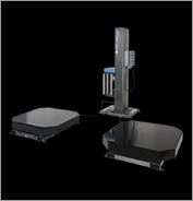 HP-SW Dual Turntable forklift accessible turntable for shrink wrapping and pallet wrapping