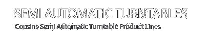 Semi Automatic Turntables for Stretch Wrapping and Pallet Wrappers